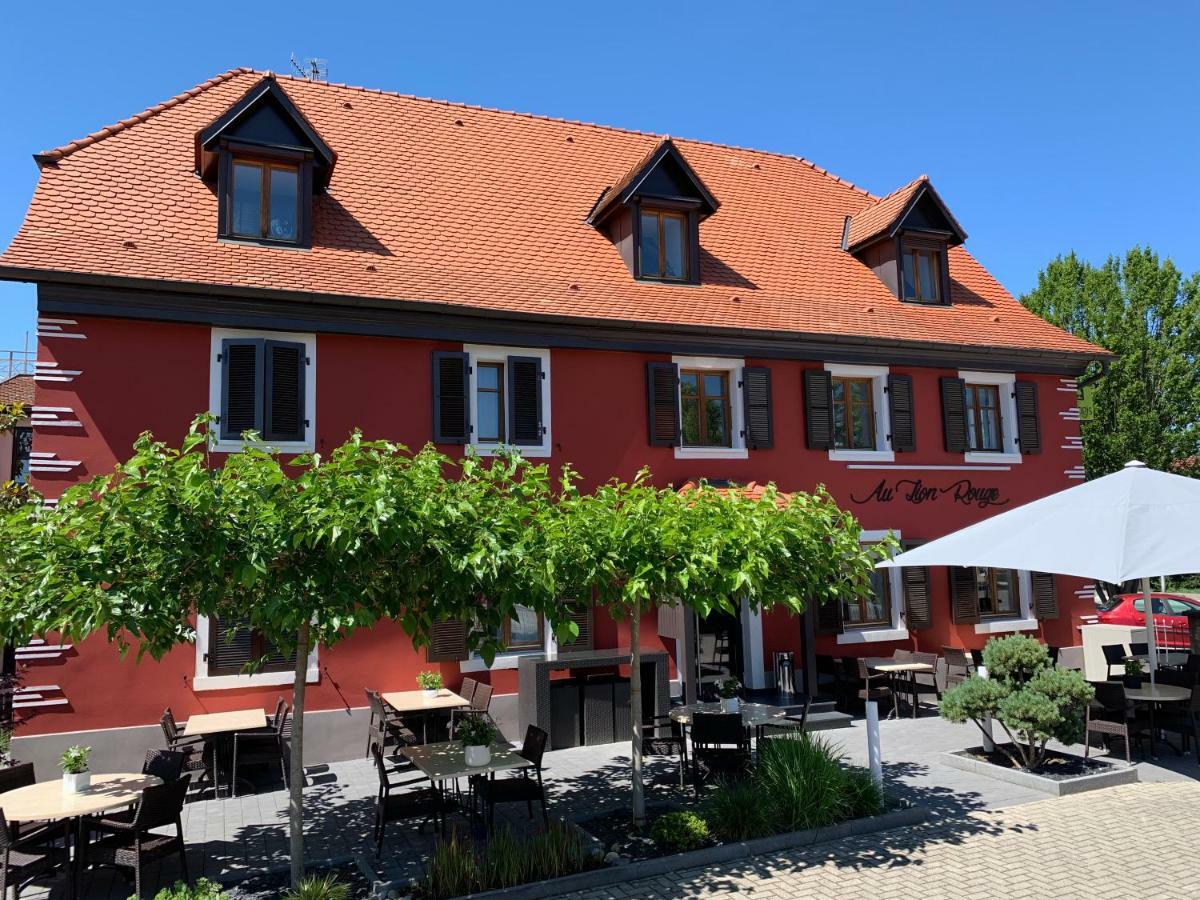 Logis Hotel Restaurant Au Lion Rouge Бартенхайм Екстериор снимка