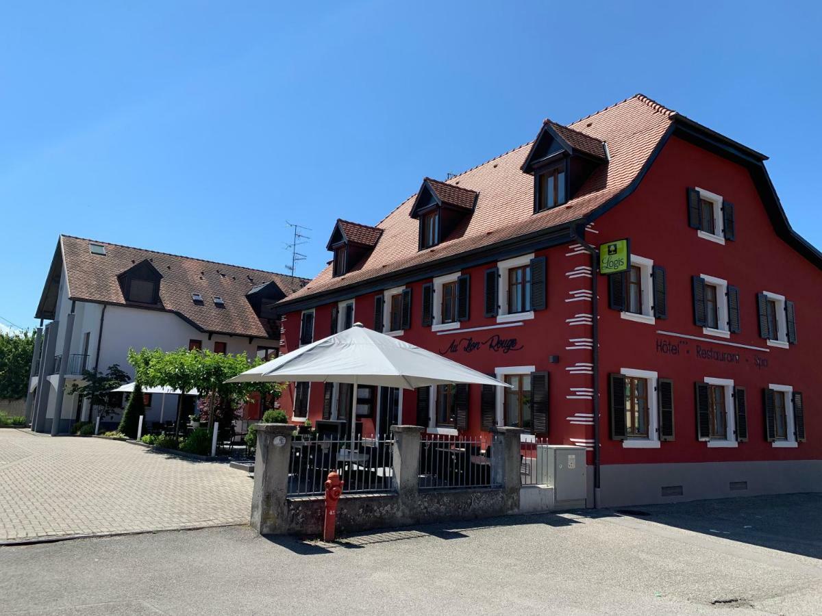 Logis Hotel Restaurant Au Lion Rouge Бартенхайм Екстериор снимка