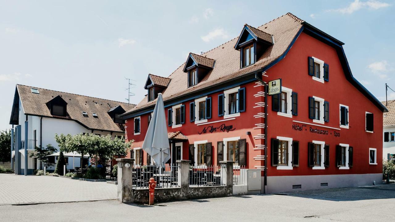 Logis Hotel Restaurant Au Lion Rouge Бартенхайм Екстериор снимка