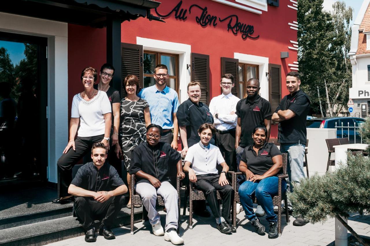 Logis Hotel Restaurant Au Lion Rouge Бартенхайм Екстериор снимка